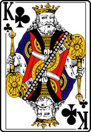 Король крестей колода игральных карт