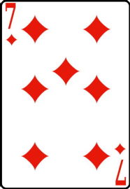 7 бубей  колода игральных карт