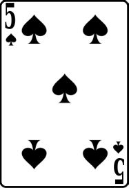 5 пик колода игральных карт