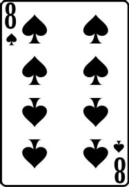 8 пик колода игральных карт