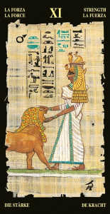 Укрощённый Лев колода 'Египетское таро'