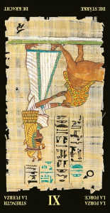 Укрощенный Лев (перевёрнутая) колода 'Египетское таро'