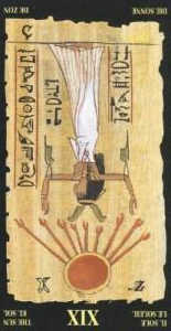 Божественное Дитя (перевёрнутое) колода 'Египетское таро'