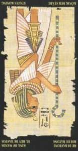 Король жезлов (перевёрнутый) колода 'Египетское таро'