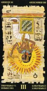 Исида (перевёрнутая) колода 'Египетское таро'