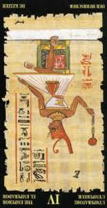 Покоритель Материи (перевёрнутый) колода 'Египетское таро'