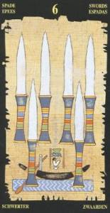 6 мечей колода 'Египетское таро'