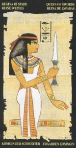 Королева мечей колода 'Египетское таро'