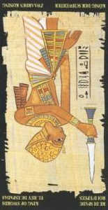 Король мечей (перевёрнутый) колода 'Египетское таро'
